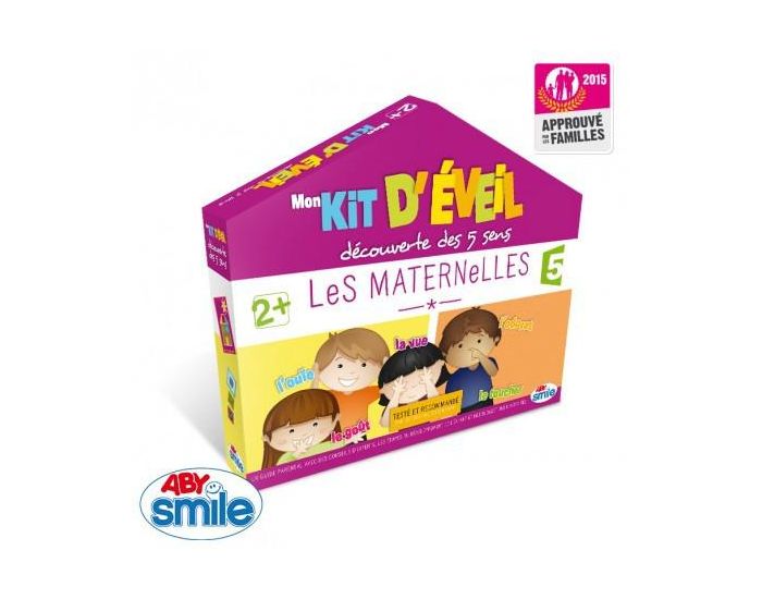 ABY SMILE La Maison Des Maternelles - Mon Kit D'Eveil Des 5 Sens - Ds 2 Ans