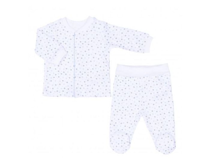 SEVIRA KIDS Pyjama Bb 2 Pices en Coton Bio - toiles Bleu