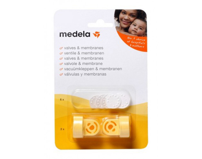 MEDELA Kit 2 Valves et 6 Membranes - Pi�ces D�tach�es Pour Tire-Lait
