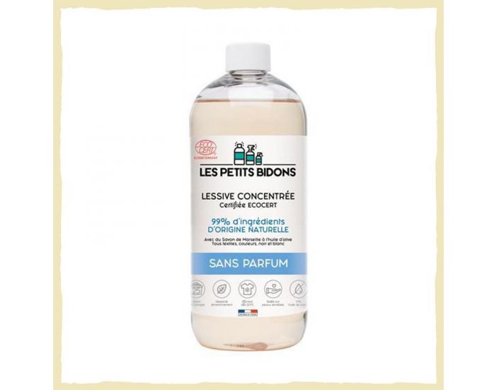 LES PETITS BIDONS Lessive Concentr�e Sans Parfum - 1L