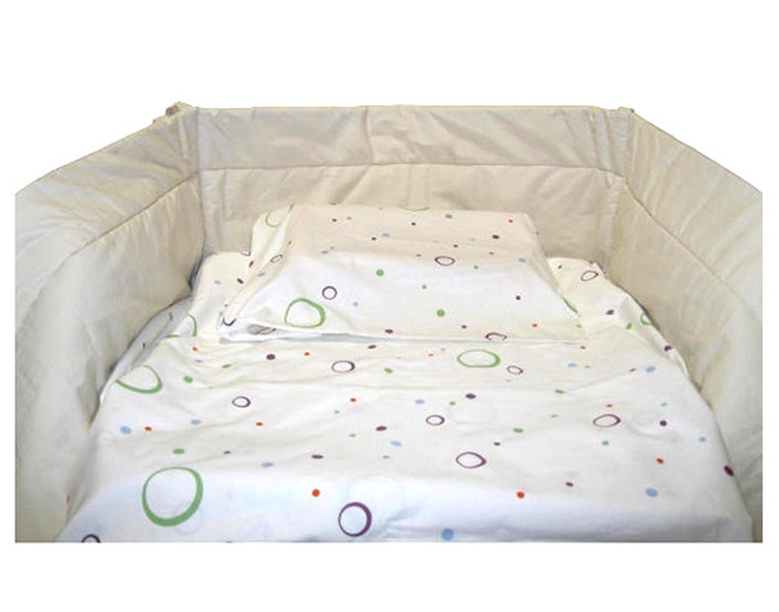 POPOLINI Tour de Lit en Coton Bio - 210 x 30 cm