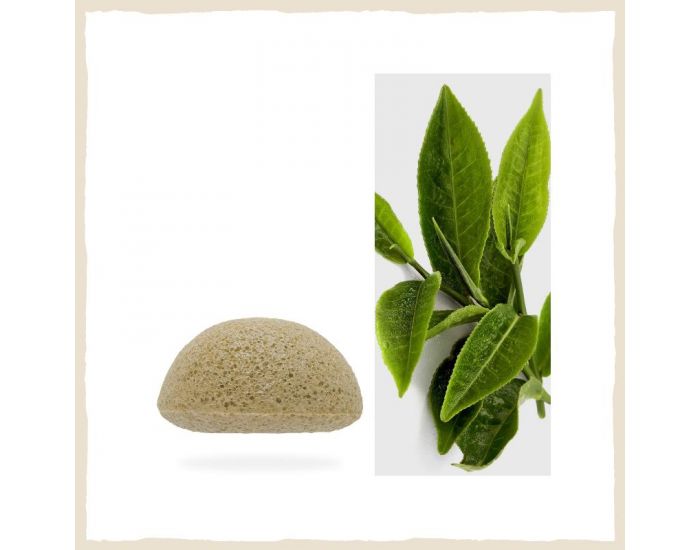 LES ESSENTIELS D'ISABELLE Eponge Konjac Sp�ciale Yeux au Th� Vert