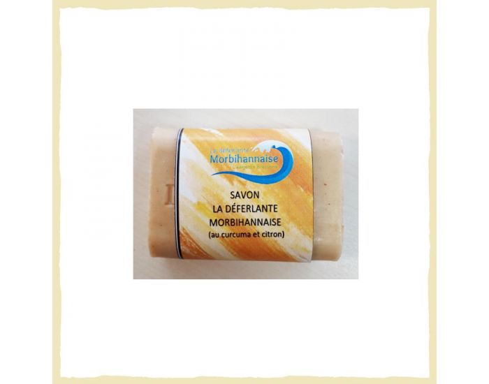 LA DEFERLANTE MORBIHANNAISE Savon Curcuma Citron 100g