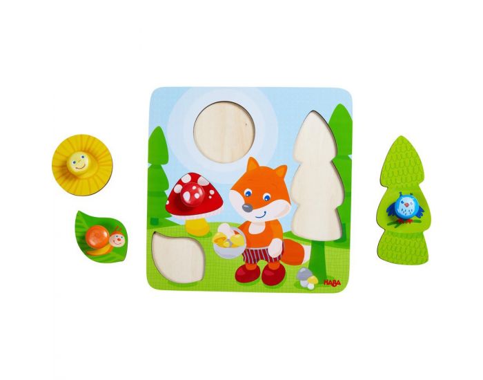 HABA Puzzle A Boutons Renard - Ds 12 mois