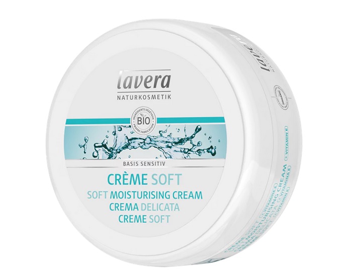 LAVERA Crème Soft Basis Sensitiv - Visage et Corps  - 150 ml