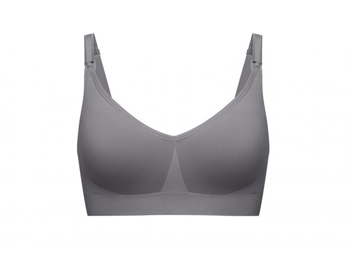 BRAVADO DESIGNS Soutien Gorge d'Allaitement Modle Body Silk Seamless - Gris Argent