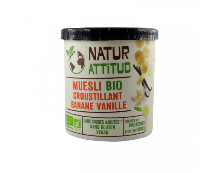 NATUR ATTITUD Muesli Bio Banane Vanille - 250 g