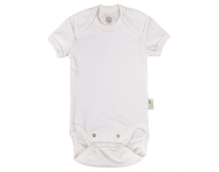 BIOBABY Body Manches Courtes En Coton Bio - Blanc 