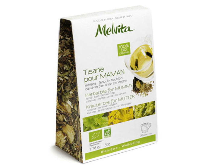 MELVITA Tisane Bio pour Maman - 50 g