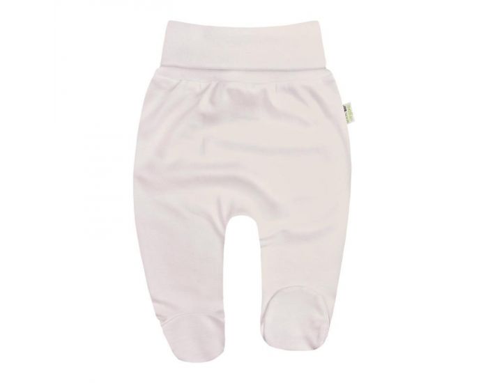 BIOBABY Pantalon Bb Coton Bio Sans Couture - Blanc
