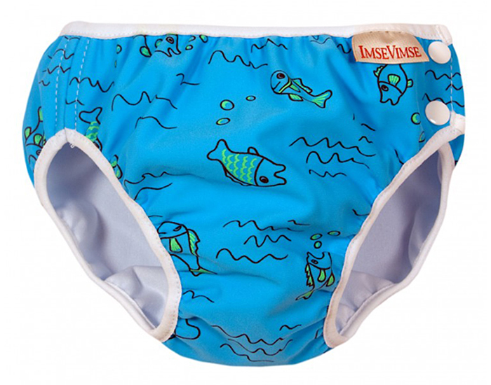 IMSEVIMSE Maillot de Bain - Poisson Turquoise