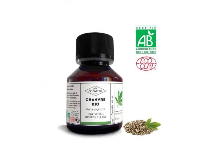 MYCOSMETIK Huile De Chanvre Bio - 50 ml