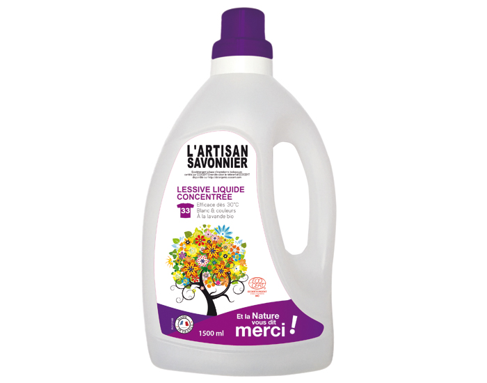 L'ARTISAN SAVONNIER Lessive Liquide Concentre 1,5L