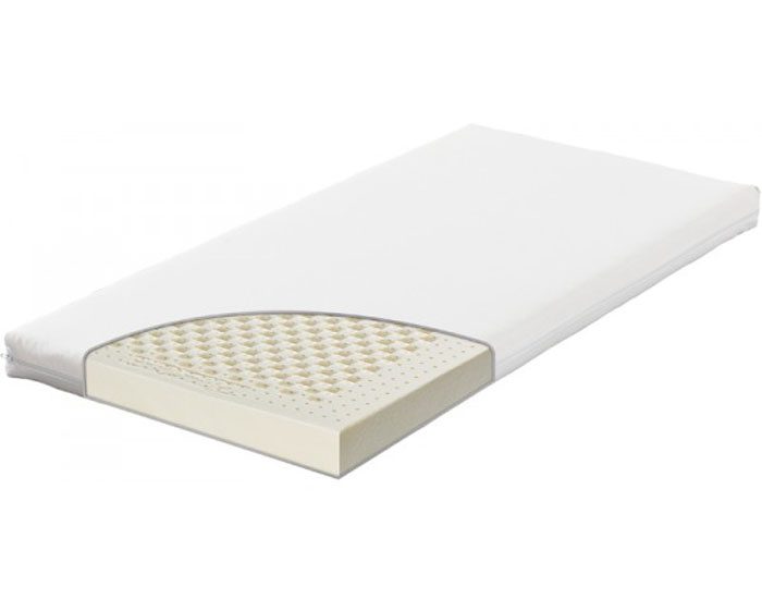 TRAUMELAND Matelas Royal Bio - Latex et Coton Bio - 60 x 120 cm