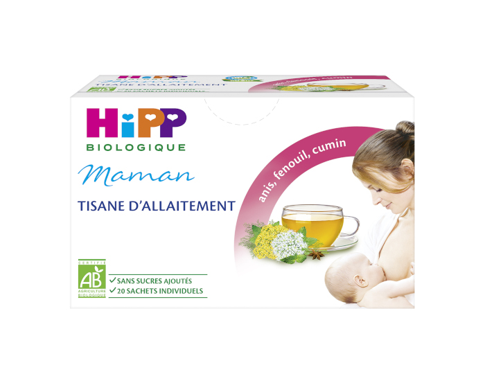 HIPP Tisane d'Allaitement pour Maman - 20 Sachets Individuels