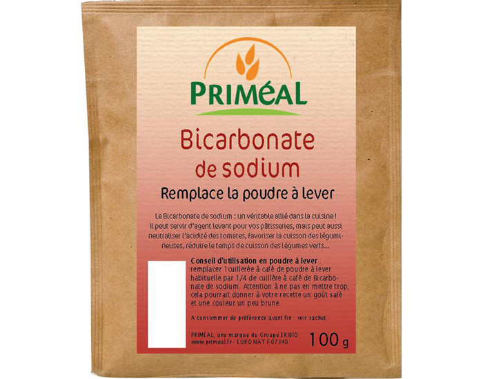 PRIMEAL Bicarbonate de Sodium - 100 g
