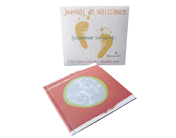 Journal de Naissance Illustr� en Papier Recycl�