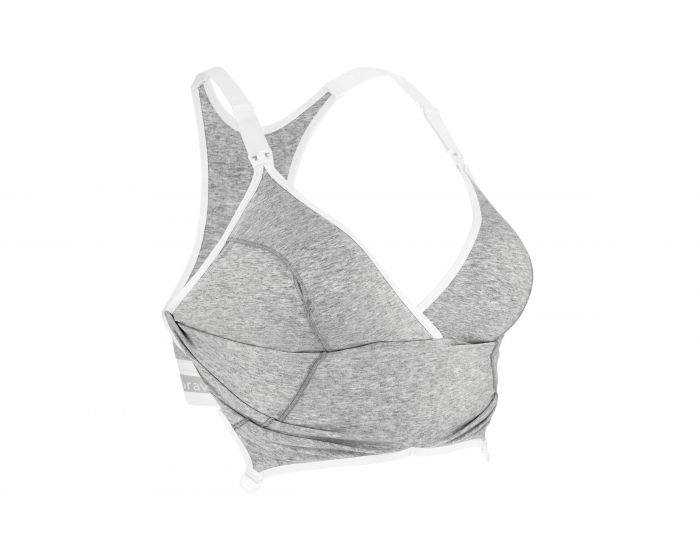 BRAVADO DESIGNS Soutien Gorge 2 en 1 Tire lait et Allaitement Original - Gris Colombe