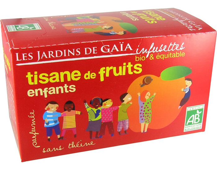 LES JARDINS DE GAIA Tisane de Fruits Enfants - Infusettes