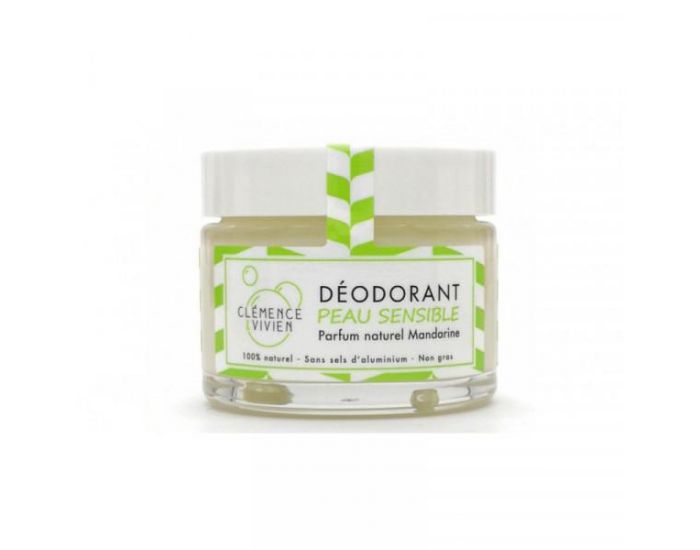 CLEMENCE & VIVIEN Dodorant Naturel Mandarine Peau Sensible - 50 ml