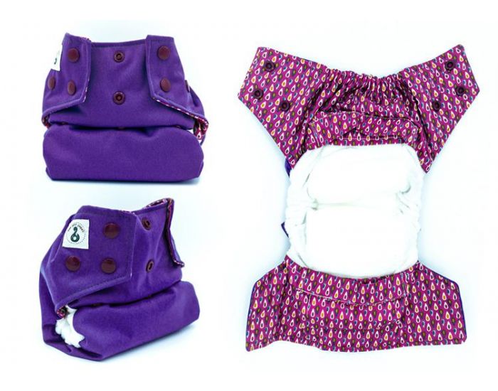 MON PETIT PAQUET Couche Lavable TE1 (Tout en 1) - Taille 1 (3-8kg) 