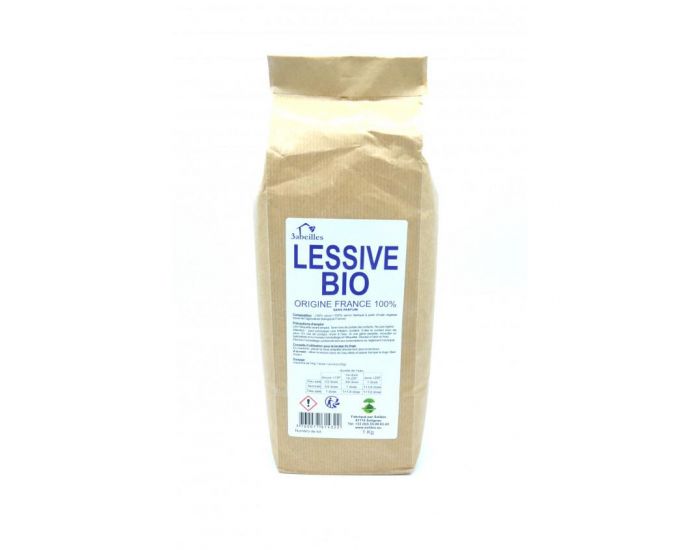 SOLIBIO 3 Abeilles Lessive En Paillettes Bio Sans Parfum - 1kg