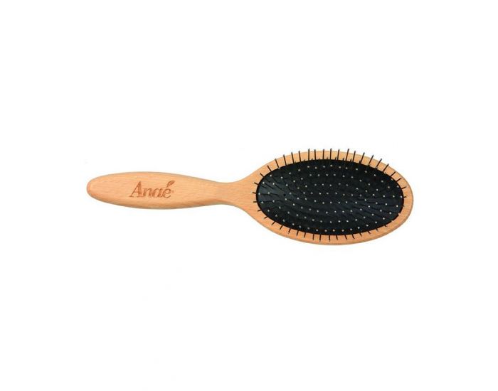 ANAE Brosse  Cheveux En Bois Plate  Picots Acier - 22 cm