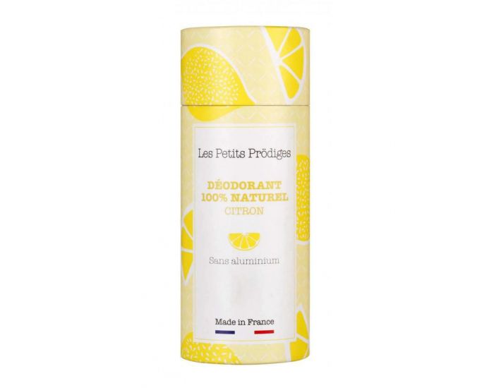 LES PETITS PRODIGES Dodorant 100% Naturel - Citron et Bergamote - 65g