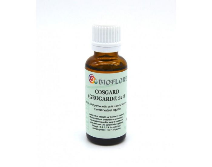 BIOFLORE Conservateur Liquide Cosgard Pour Cosm�tiques Bio - 30 ml