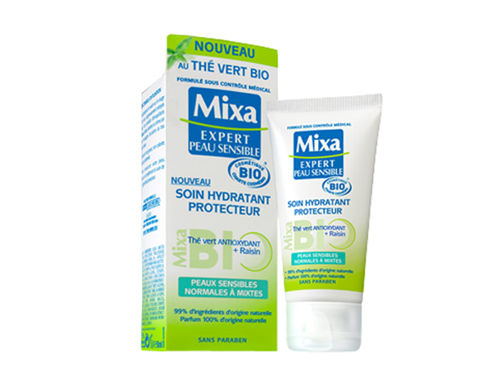 MIXA Expert Peau Sensible - Soin Protecteur Hydratant Bio - 50 ml