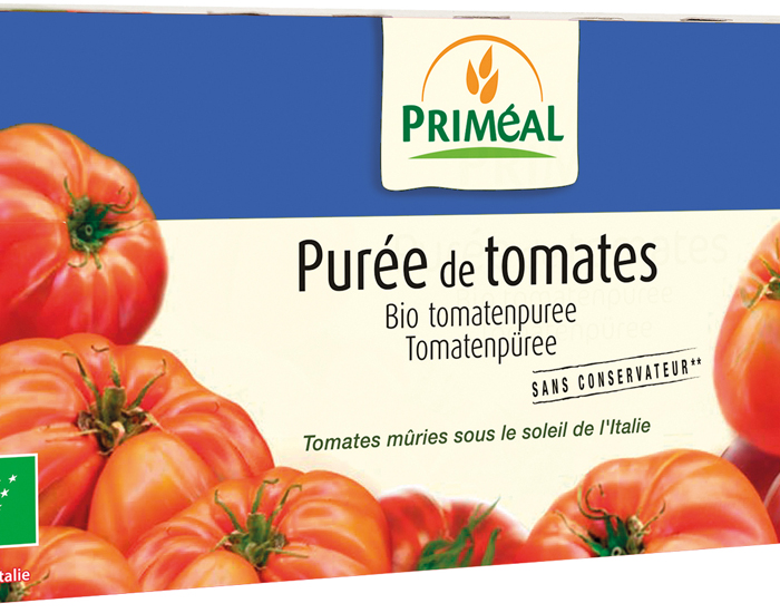 PRIMEAL Purée de Tomates - 3 x 200 g