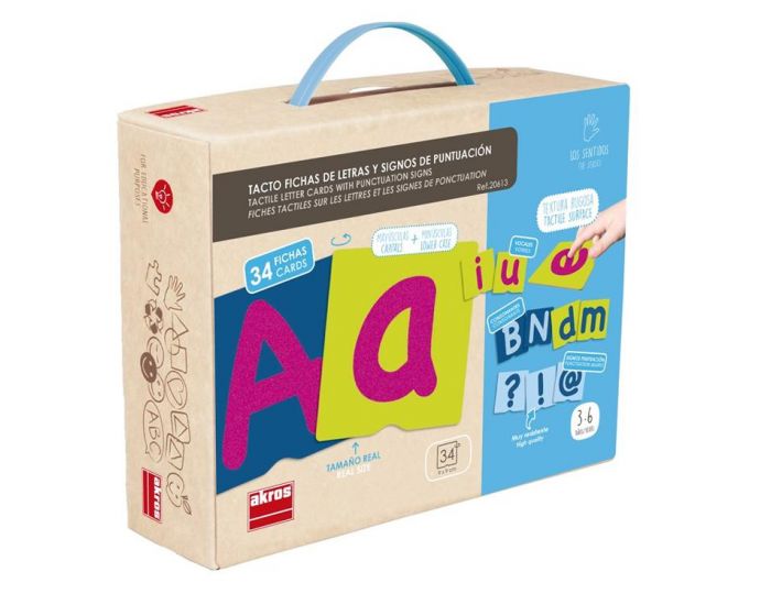 AKROS Jeu Sensoriel des Lettres et des Ponctuations - D�s 3 ans