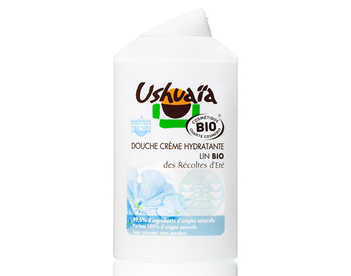 USHUAIA BIO Douche Cr�me Hydratante au Lin Bio - 250 ml