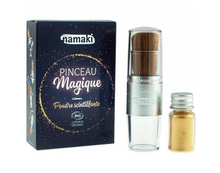 NAMAKI Poudre scintillante dor�e et son pinceau magique