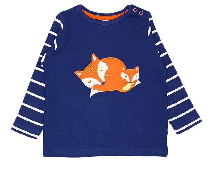 PICCALILLY T-Shirt Enfant Manches Longues - Renard