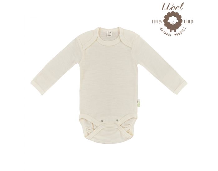 BIOBABY Body manches longues 100% laine m�rinos