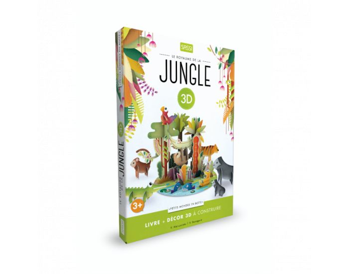 SASSI JUNIOR Le Royaume De La Jungle - Livre 3D - Ds 3 Ans 