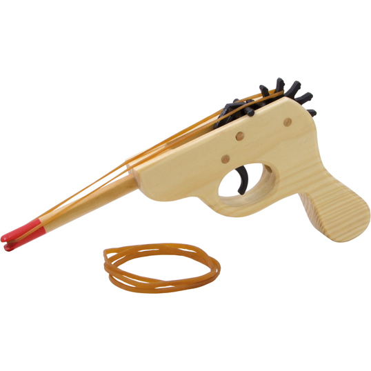 VILAC Pistolet en Bois � Elastiques - D�s 5 ans