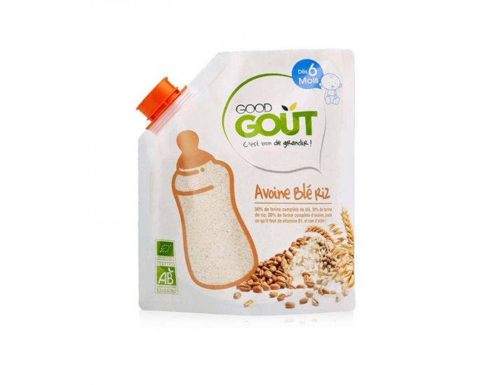 GOOD GOUT Good Go�t - C�r�ales avoine bl� riz - D�s 6 mois - 1 paquet de 200g