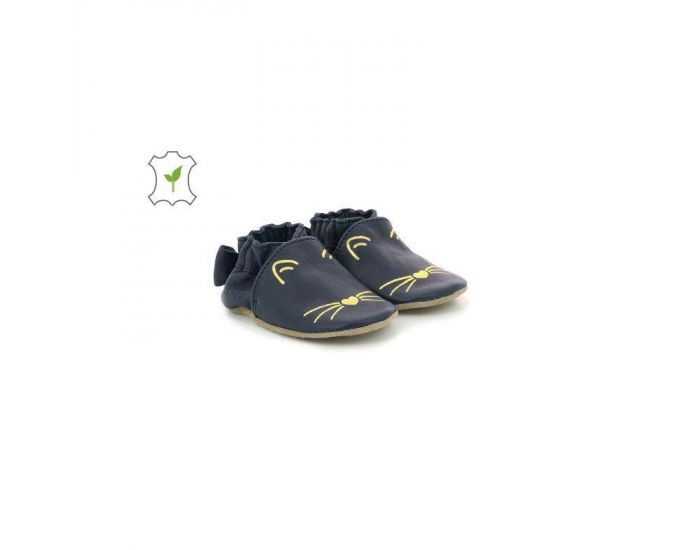 ROBEEZ Chaussons Souples - Goldy Cat marine