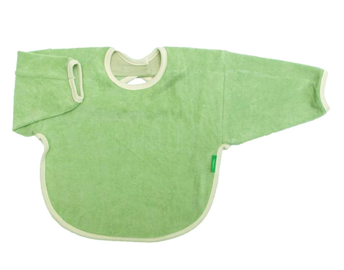 IOBIO Bavoir  Manches - Vert Pomme