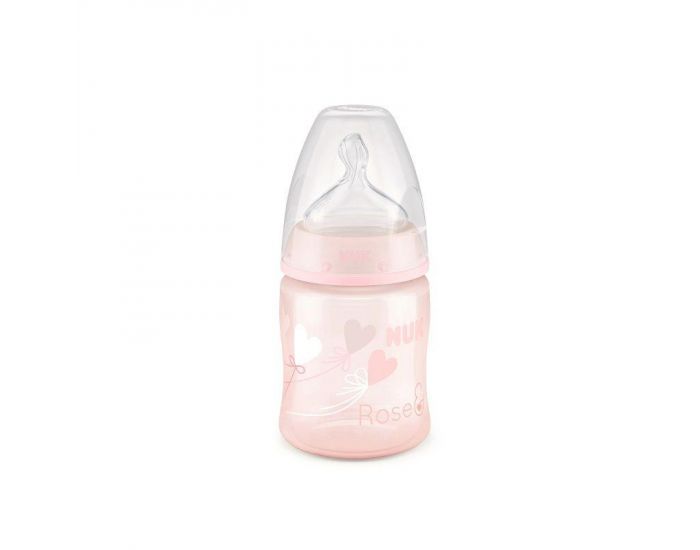 NUK Biberon FC+ Rose 150ml silicone 0-6m M Fille