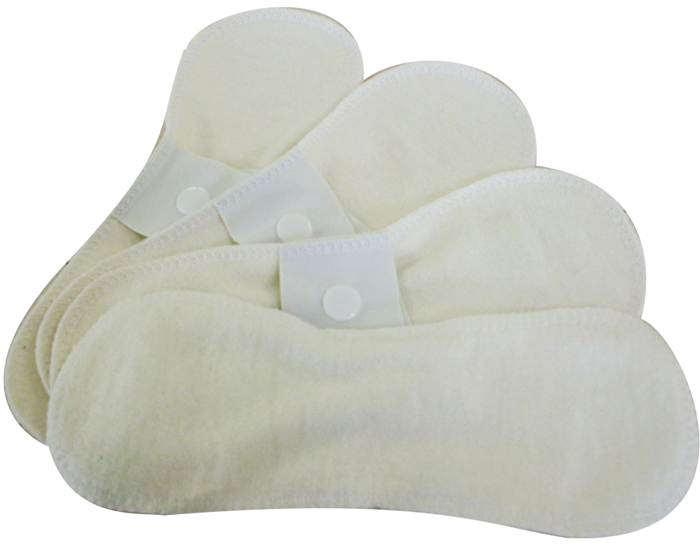 LULU NATURE Lot de 4 Protge Slip en Coton Bio