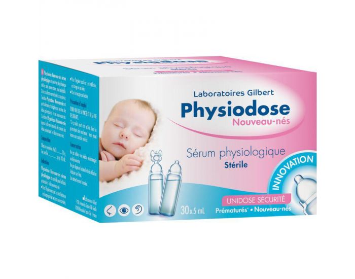 LABORATOIRES GILBERT Physiodose NACL Nouveau-n� (s�rum physiologique)