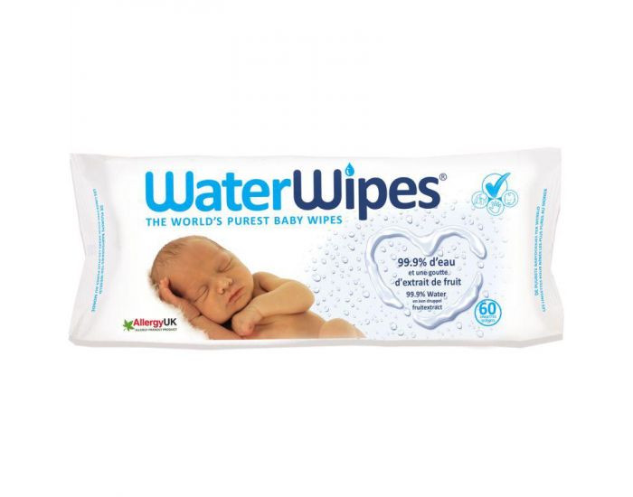 WATER WIPES Lingettes water wipes 100% naturel x60