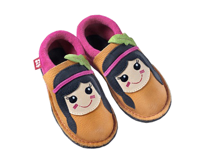 POLOLO Chaussons en Cuir B�b� Semelle Antid�rapante Squaw