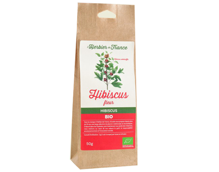 L'HERBIER DE FRANCE Hibiscus Fleurs - 50 g