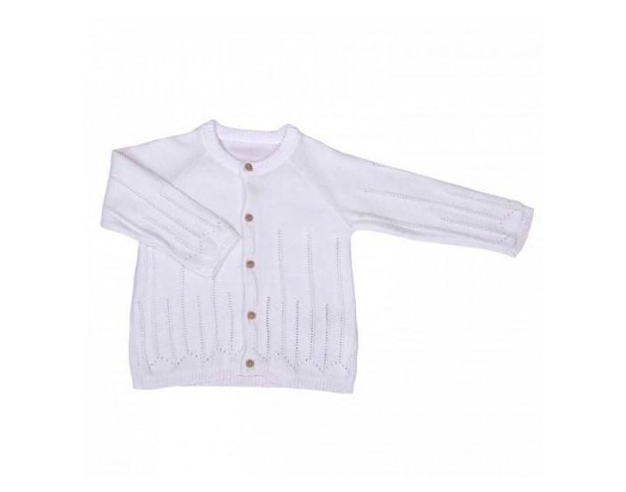 SEVIRA KIDS Gilet B�b� En Tricot De Coton Bio - LUNA