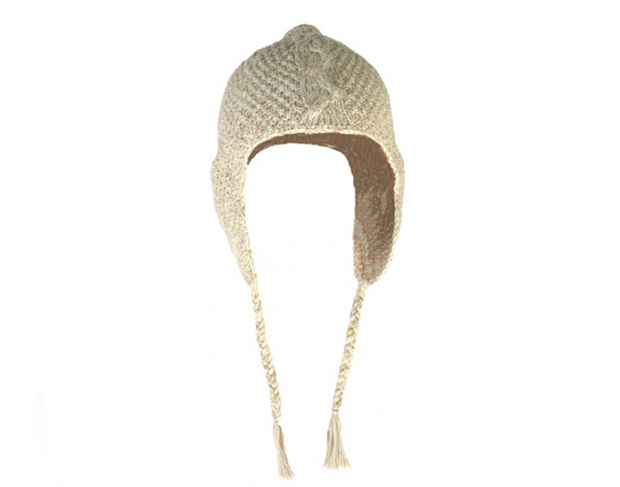 PEAU ETHIQUE Bonnet P�ruvien B�b� en Coton Pima