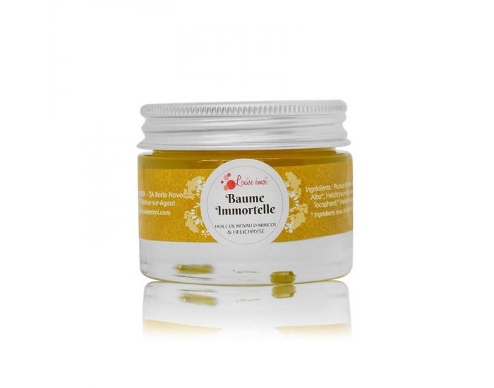 LOUISE EMOI Baume Immortelle - Huile de Noyau d'Abricot et Immortelle Bio - 30ml